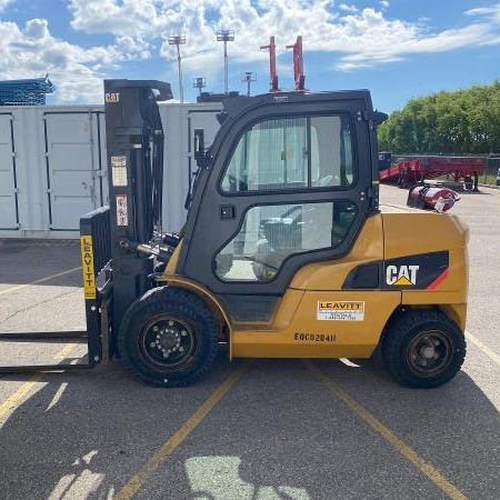 Used 2019 CAT DP50CN1 Pneumatic Tire Forklift for sale in Red Deer Alberta