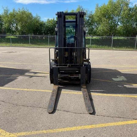 Used 2019 CAT DP50CN1 Pneumatic Tire Forklift for sale in Red Deer Alberta