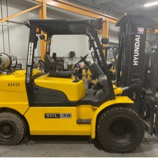 Used 2018 HYUNDAI 50L-7A Pneumatic Tire Forklift for sale in Tukwila Washington