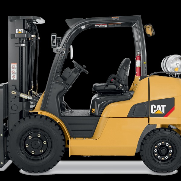 Used 2017 CAT GP50CN1 Pneumatic Tire Forklift for sale in Red Deer Alberta