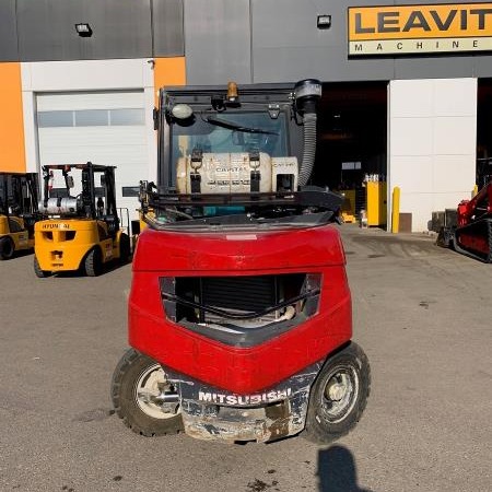 Used 2018 MITSUBISHI FG50CN Pneumatic Tire Forklift for sale in Red Deer Alberta