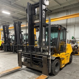 Used 2018 HYUNDAI 70D-9 Pneumatic Tire Forklift for sale in Tukwila Washington