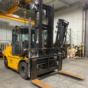 Used 2018 HYUNDAI 70D-9 Pneumatic Tire Forklift for sale in Tukwila Washington