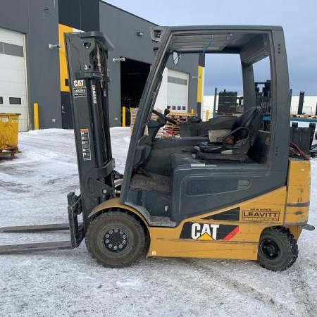 Used 2016 CAT 2EPC5000 Electric Forklift for sale in Red Deer Alberta