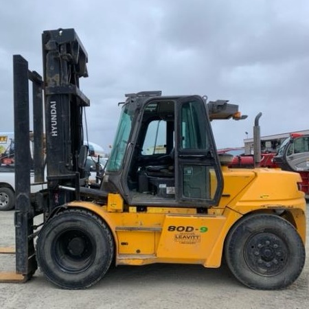 Used 2018 HYUNDAI 80D-9 Pneumatic Tire Forklift for sale in Other Other Islands