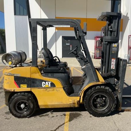 Used 2017 CAT GP35N5 Pneumatic Tire Forklift for sale in Red Deer Alberta