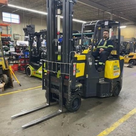 Used 2018 AISLEMASTER 44E Very Narrow Aisle Forklift for sale in London Ontario