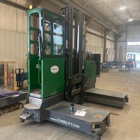 Used 2007 OMEGA 4DH12-08Q-48UP Side Loader Forklift for sale in Odessa Texas