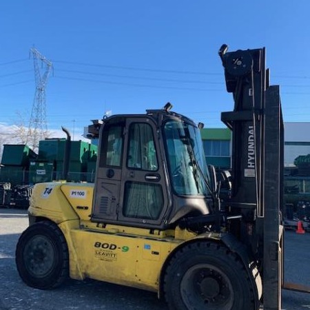 Used 2017 HYUNDAI 80D-9 Pneumatic Tire Forklift for sale in Langley British Columbia