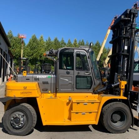 Used 2021 HYUNDAI 110D-9 Pneumatic Tire Forklift for sale in Langley British Columbia