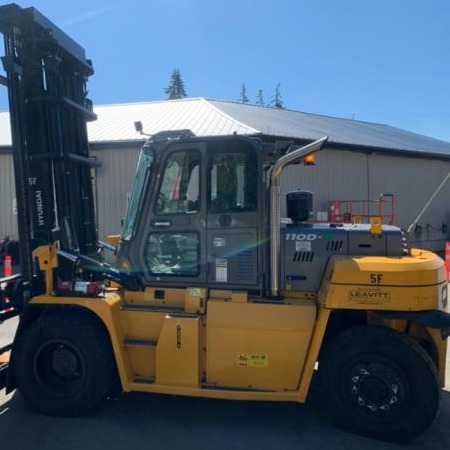 Used 2021 HYUNDAI 110D-9 Pneumatic Tire Forklift for sale in Langley British Columbia