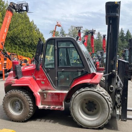 Used 2015 MANITOU M50.4 Rough Terrain Forklift for sale in Langley British Columbia